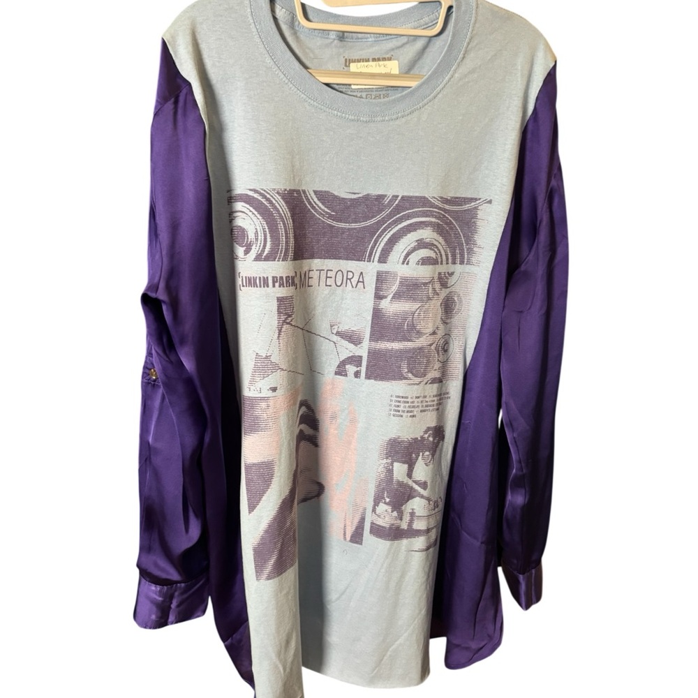 Linkin Park Purple Satin Rocktop
